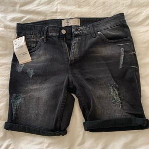 Zara men’s jean shorts